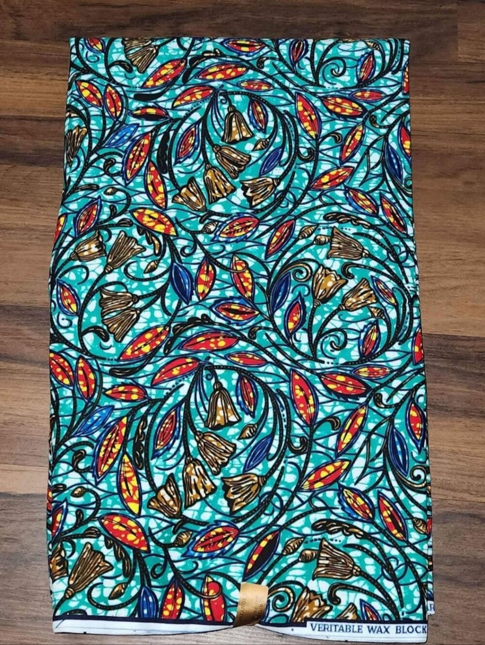 100% Cotton Ankara Fabric African Wax Floral Print